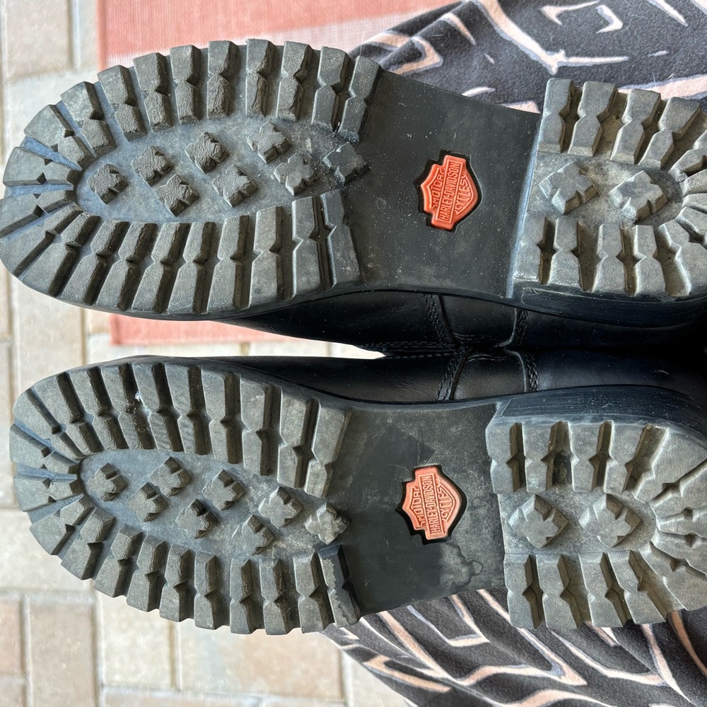 Harley-Davidson Black Woman’s Alivia Black Leather Boots. - Picture 8 of 11